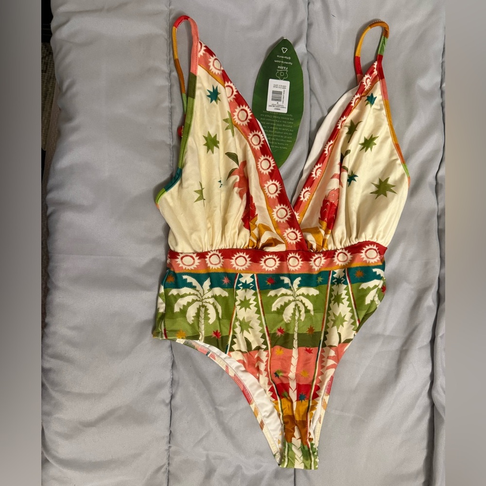 FARM Rio rainbow sunset One Piece Swimsuit